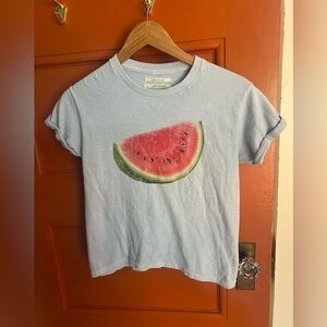 Anthro watermelon tee